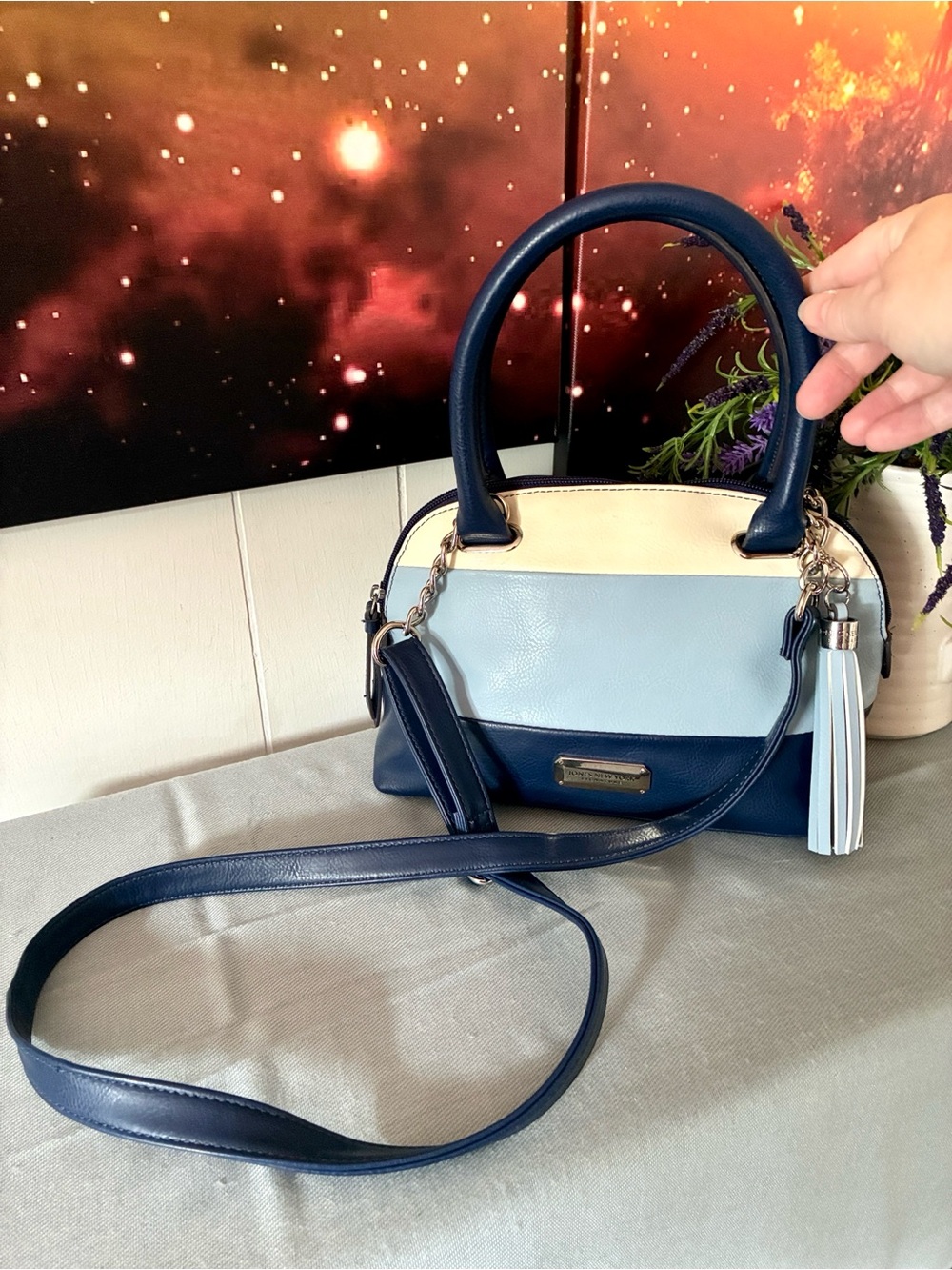 Jones New York Dome Satchel Crossbody